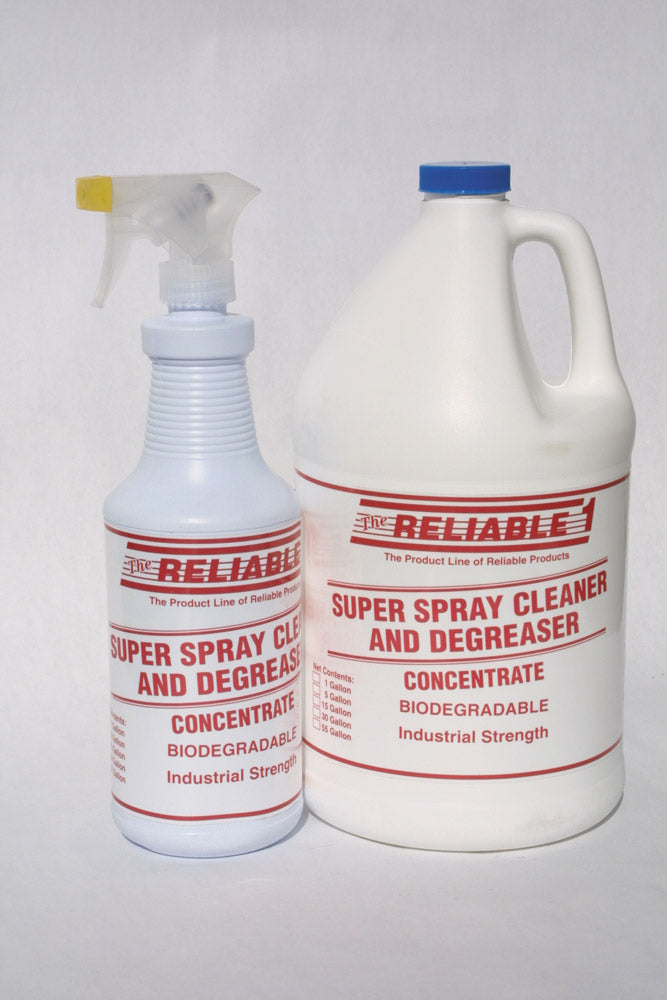 Reliable Super Spray Cleaner and Degreaser Concentrate