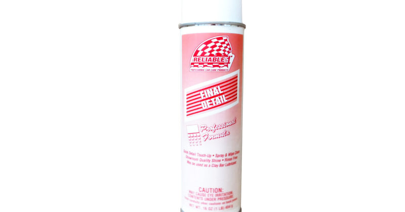 Reliable Final Detail Aerosol