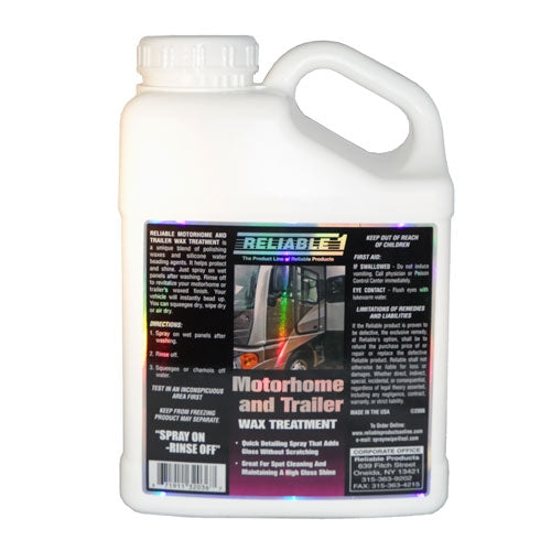 Reliable Motorhome and Trailer Wax Treatment