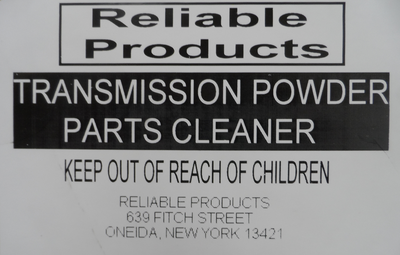 Reliable Transmission Powdered Parts Washer (ostem)